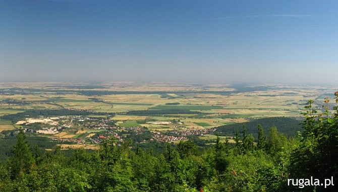 Widok ze Ślęży (718 m)