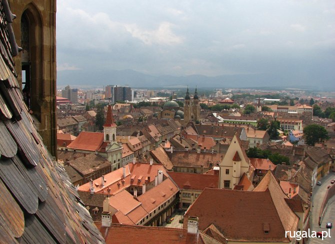 Sybin (rum. Sibiu) - widok na miasto