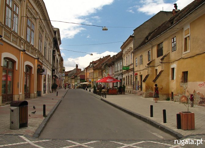 Ulica w Braszowie (rum. Braşov)