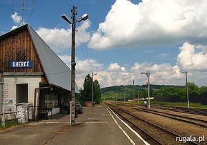 Uherce - budynek dworca kolejowego