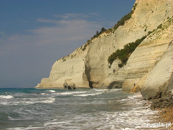 Morze Jońskie w okolicach Peroulades (Περουλάδες)