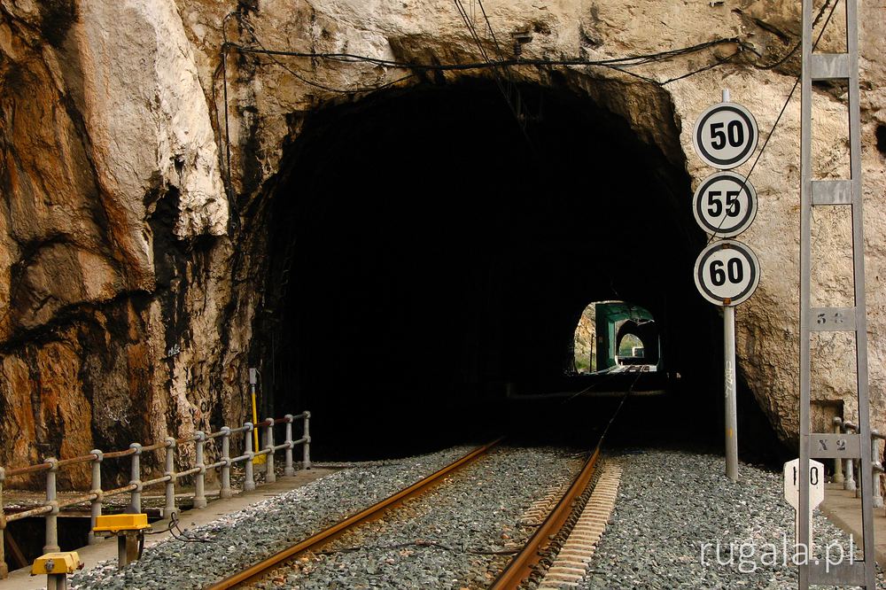 Tunele kolejowe jako nielegalne dojście do El Chorro