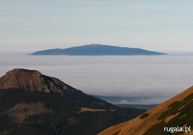 Babia Góra ponad chmurami