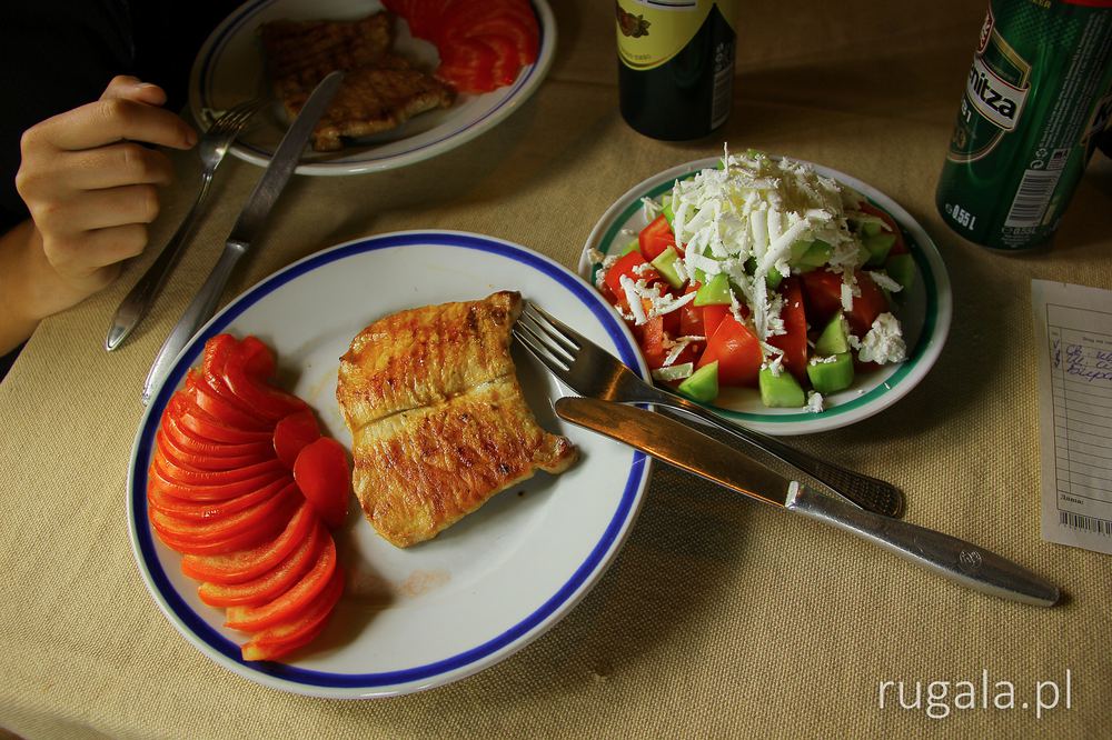 Obiad w bułgarskim schronisku