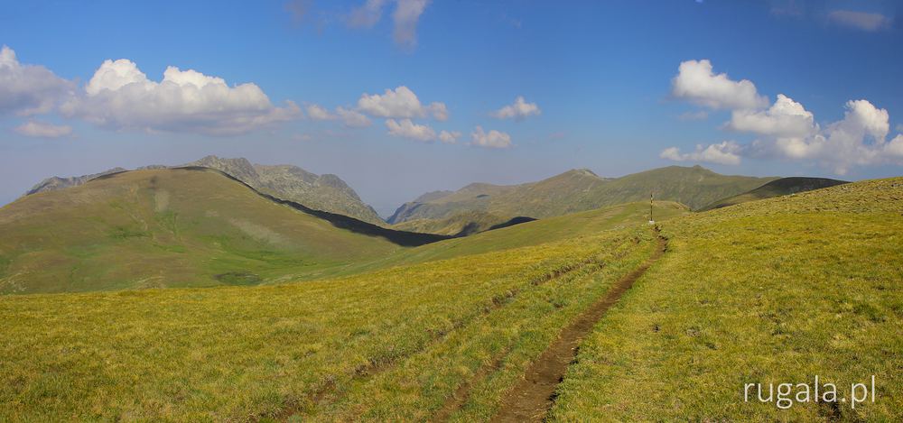 Ścieżka w kierunku szczytu Damga i doliny Sedemte Ezera