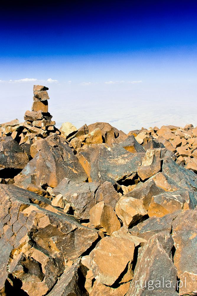 Na szczycie Süphan Dağı (4058 m n.p.m.)