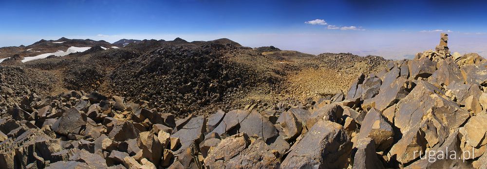 Süphan Dağı - widok na krater