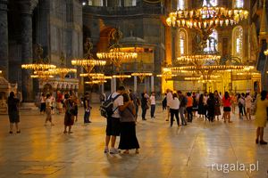 Wnętrze Hagia Sophia
