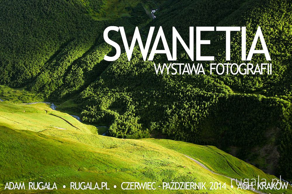 Swanetia - wystawa fotografii - plakat