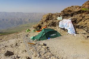 Biwak w obozie III (Bargah Sevom), Damawand