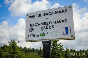 Saca Mare / Nagy-Mező-havas csúcs, Góry Gurghiu
