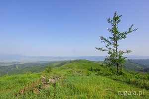 Ihla - widok ze szczytu, Góry Lewockie