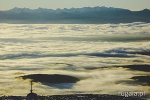 Tatry ponad chmurami - widok z Babiej Góry