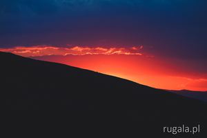 Zachód słońca, Góry Wylkańskie