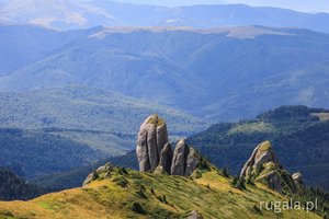 Formacje skalne w Górach Ciucaş