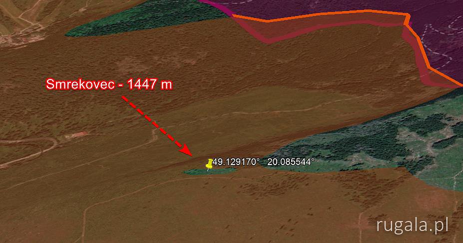 Smrekovec - 1447 m, Podtatranská kotlina