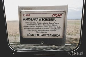 Pociąg Chopin relacji Warszawa - Salzburg - Monachium