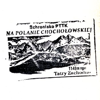 Pieczątka - Schronisko PTTK na Polanie Chochołowskiej - 1999