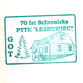 Pieczątka - Schronisko PTTK Leskowiec - 1999