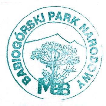 Pieczątka - Ośrodek Edukacyjny Babiogórskiego Parku Narodowego w Zawoi - 2000