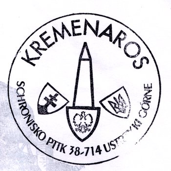 Pieczątka - Schronisko PTTK Kremenaros - 2000