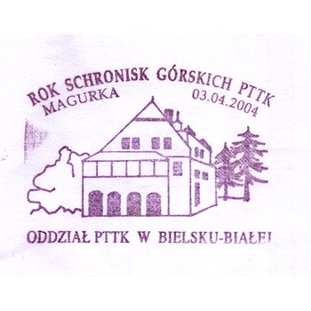 Pieczątka - Schronisko PTTK na Magurce Wilkowickiej - 2004