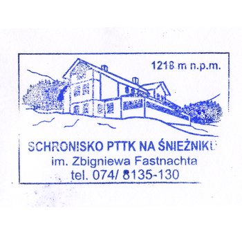 Pieczątka - Schronisko PTTK Na Śnieżniku - 2008