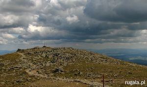 Babia Góra (1725 m) - widok na zachód