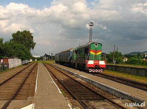 Na stacji w Chyrowie (Хирів)