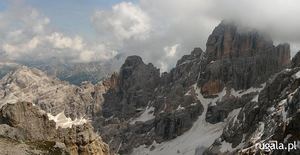 Cristallino d'Ampezzo - widok ze szczytu