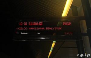 Pociąg relacji Kraków Główny - Suwałki