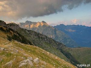 Alpy Albańskie - widok na wschód