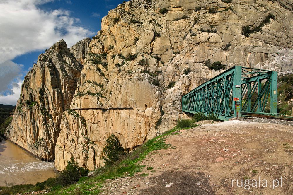 Desfiladero de los Gaitanes i most kolejowy Malaga - El Chorro