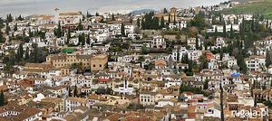 Granada - widok z Alhambry
