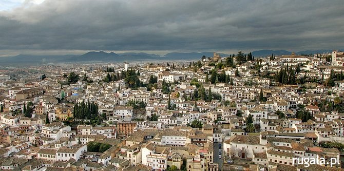 Granada - widok z Alhambry