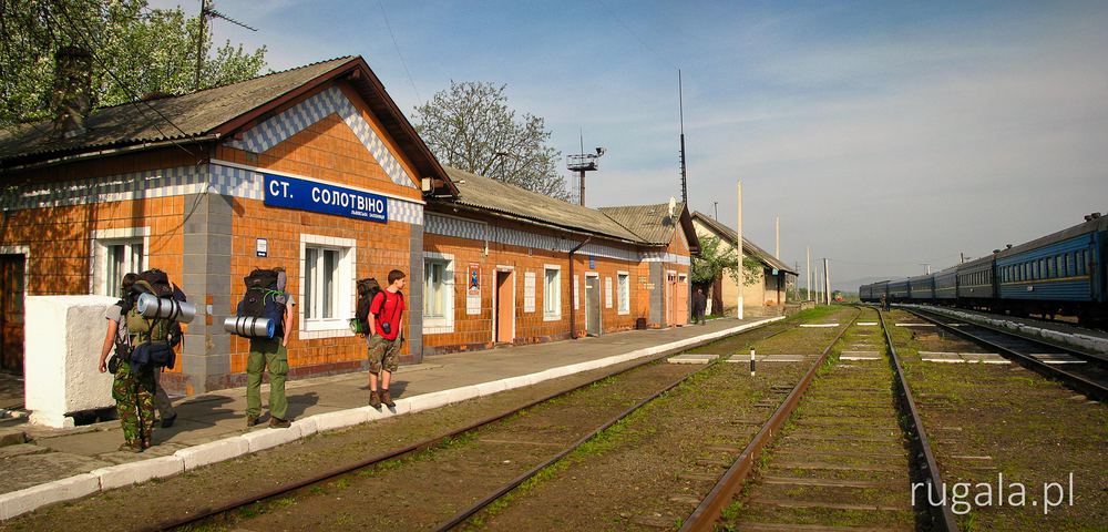 Stacja kolejowa Sołotwyno (Солотвино)