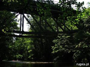 Most kolejowy na trasie Tuchola - Wierzchucin
