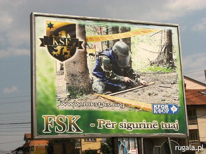 Plakat Kosovo Security Force