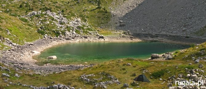 Najniżej położone jezioro w Buni i Jezerce