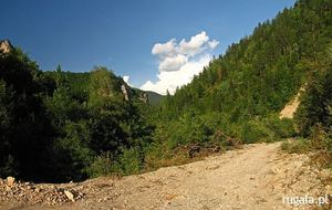Droga w kierunku przełęczy Čakor, okolice Kuqishte
