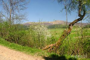 Widok na Pikuj z wioski Szczerbowiec