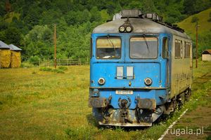 Zmiana czoła pociągu w Valea Vișeului