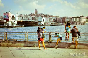 Turyście w Stambule