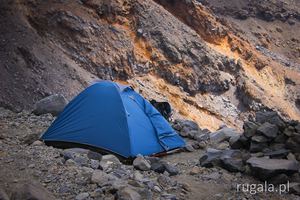 Nasz namiot w obozie II pod Araratem
