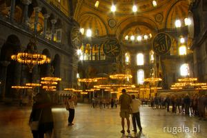 Wnętrze Hagia Sophia