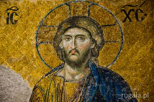 Hagia Sophia - mozaika Deesis - Chrystus Pantokrator