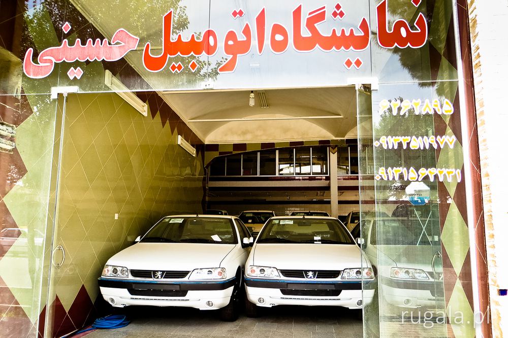 Peugeoty na kilogramy, Iran