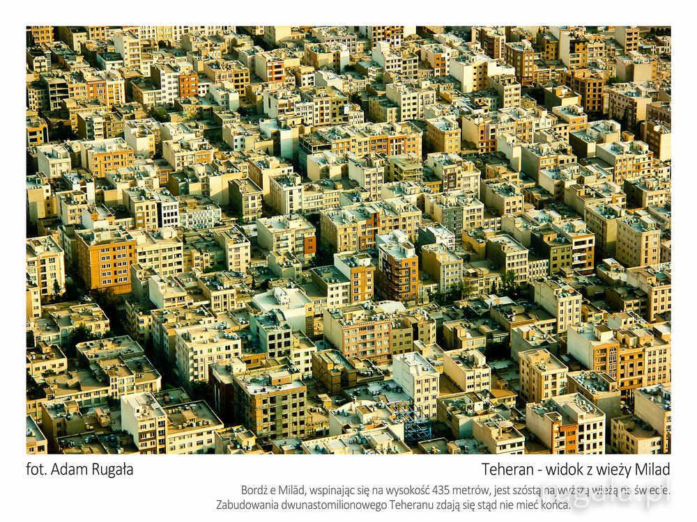 Teheran - widok z wieży Milad