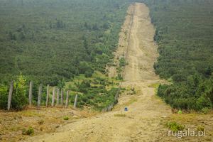 Droga z Komanowej na Palenicę, Góry Czywczyńskie
