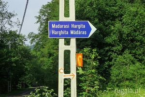 Początek drogi do ośrodka Mădăraș od strony Izvoare